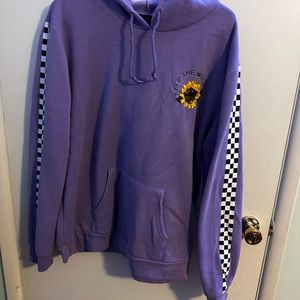 Sunflower checkered hoodie
